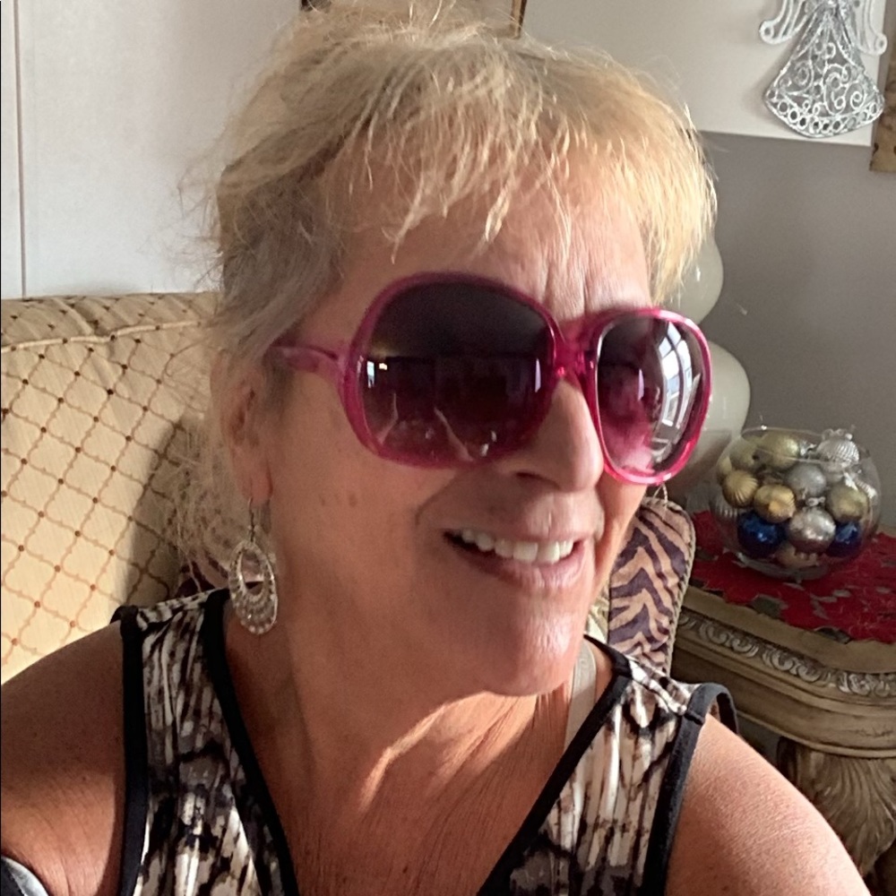 Sunglasses by Ann Taylor  pink black lenses case inc. excellent shape and color